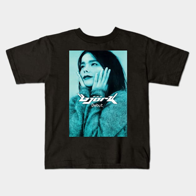 Bjork Groundbreaking Genius Kids T-Shirt by xXYazzyChanArtsXx